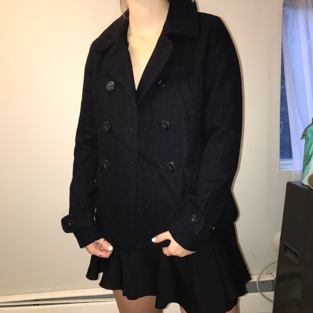 AE wool peacoat